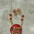 red kundan necklace set