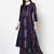Rayon block print flared slip-on palazzo,navy blue,(s,m,l,xl,2xl,3xl)