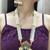 pearl long kundan necklace set