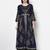 Rayon foil print anarkali palazzo set,navy blue,(s,m,l,xl,2xl,3xl)