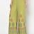 Rayon block print flared slip-on palazzo,parrot green,(s,m,l,xl,2xl,3xl)