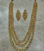 bridal layered kundan necklace set