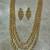 bridal layered kundan necklace set