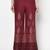 Rayon block print flared slip-on palazzo,maroon,(s,m,l,xl,2xl,3xl)