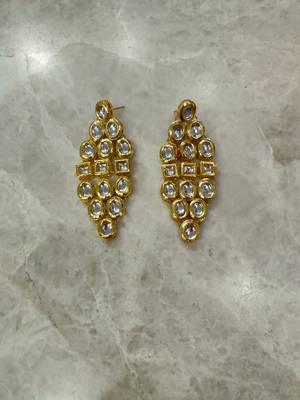 bridal layered kundan necklace set 3