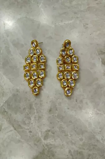 bridal layered kundan necklace set