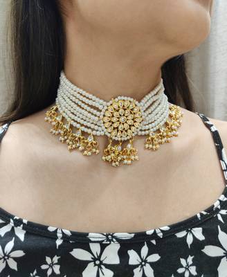 pearl choker necklace for women (only necklace) 1