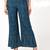 Rayon block print flared palazzo,blue,(s,m,l,xl,2xl,3xl)