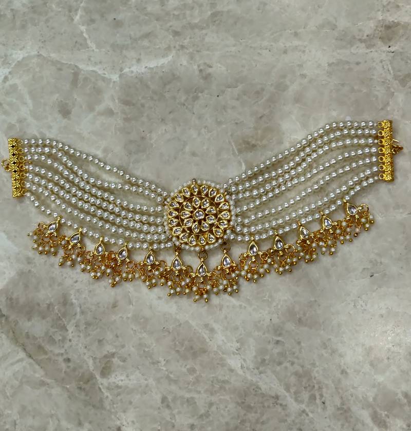 pearl choker necklace for women (only necklace)