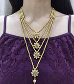 stone studded layered necklace for women (only necklace)