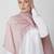 Mauve premium modal solid hijab