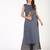 Rayon gold print flared palazzo,grey,(s,m,l,xl,2xl,3xl)
