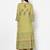 Rayon block print anarkali kurta,parrot green,(s,m,l,xl,2xl,3xl)