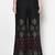 Rayon block print flared slip-on palazzo,black,(s,m,l,xl,2xl,3xl)
