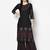 Rayon block print flared slip-on palazzo,black,(s,m,l,xl,2xl,3xl)