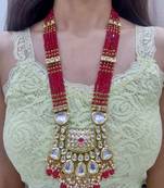 bridal kundan necklace set for women