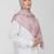 Mauve premium modal solid hijab