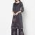 rayon block print straight kurta,dark grey,(s,m,l,xl,2xl,3xl)