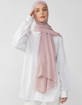 Mauve premium modal solid hijab 5