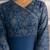 Rayon foil print angrakha anarkali kurta,blue,(s,m,l,xl,2xl,3xl)