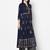 Rayon block print anarkali palazzo set,navy blue,(s,m,l,xl,2xl,3xl)