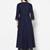 Rayon block print anarkali palazzo set,navy blue,(s,m,l,xl,2xl,3xl)