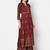 Rayon block print anarkali palazzo set,maroon,(s,m,l,xl,2xl,3xl)