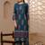 rayon block print straight kurta,teal blue,(s,m,l,xl,2xl,3xl)