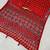 Red Color Mirror Work Satin Saree