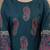 rayon block print straight kurta,teal blue,(s,m,l,xl,2xl,3xl)