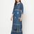 rayon block print straight kurta,blue,(s,m,l,xl,2xl,3xl)