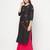 rayon block print straight kurta,black,(s,m,l,xl,2xl,3xl)