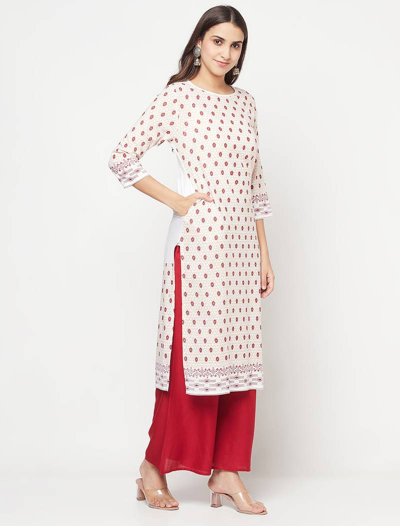 rayon digital screen print straight kurta,white,(s,m,l,xl,2xl,3xl)