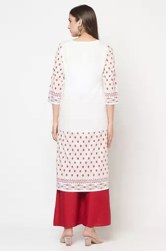rayon digital screen print straight kurta,white,(s,m,l,xl,2xl,3xl)