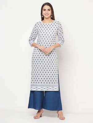 rayon digital screen print straight kurta,white,(s,m,l,xl,2xl,3xl) 1