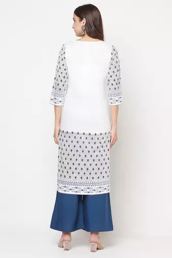 rayon digital screen print straight kurta,white,(s,m,l,xl,2xl,3xl)