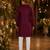 Purple embroidered cotton straight kurta