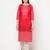 cotton block print straight kurta,red,(s,m,l,xl,2xl,3xl)