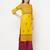 cotton block print straight kurta,mustard,(s,m,l,xl,2xl,3xl)