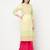 cotton block print straight kurta,lemon,(s,m,l,xl,2xl,3xl)