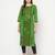 cotton block print straight kurta,green,(s,m,l,xl,2xl,3xl)