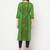 cotton block print straight kurta,green,(s,m,l,xl,2xl,3xl)