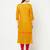 cotton block print straight kurta,mustard,(s,m,l,xl,2xl,3xl)