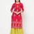 cotton block print straight kurta,fuchsia,(s,m,l,xl,2xl,3xl)