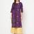 cotton foil print straight kurta,purple,(s,m,l,xl,2xl,3xl)
