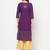 cotton foil print straight kurta,purple,(s,m,l,xl,2xl,3xl)