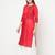 cotton block print straight kurta,red,(s,m,l,xl,2xl,3xl)