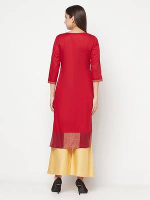 cotton foil print straight kurta,maroon,(s,m,l,xl,2xl,3xl) 4