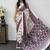 Multi Color Mirror Work Satin Saree
