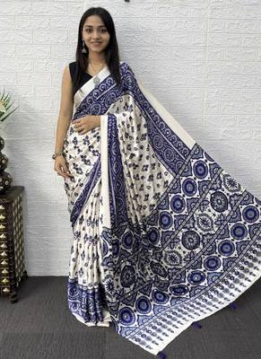 Purple Color Mirror Work Satin Saree 3